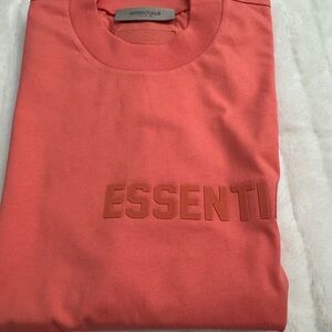 Fear of God Essentials Coral SS Tee - Unisex - Size S - NWT